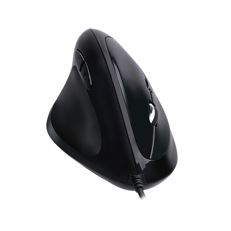 You Recently Viewed Adesso IMOUSE E7 Mouse - USB - Optical - 6 Button(s) - Black - Left-handed Image